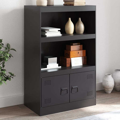Skänk DIV. Svart 67x39x107 cm stål