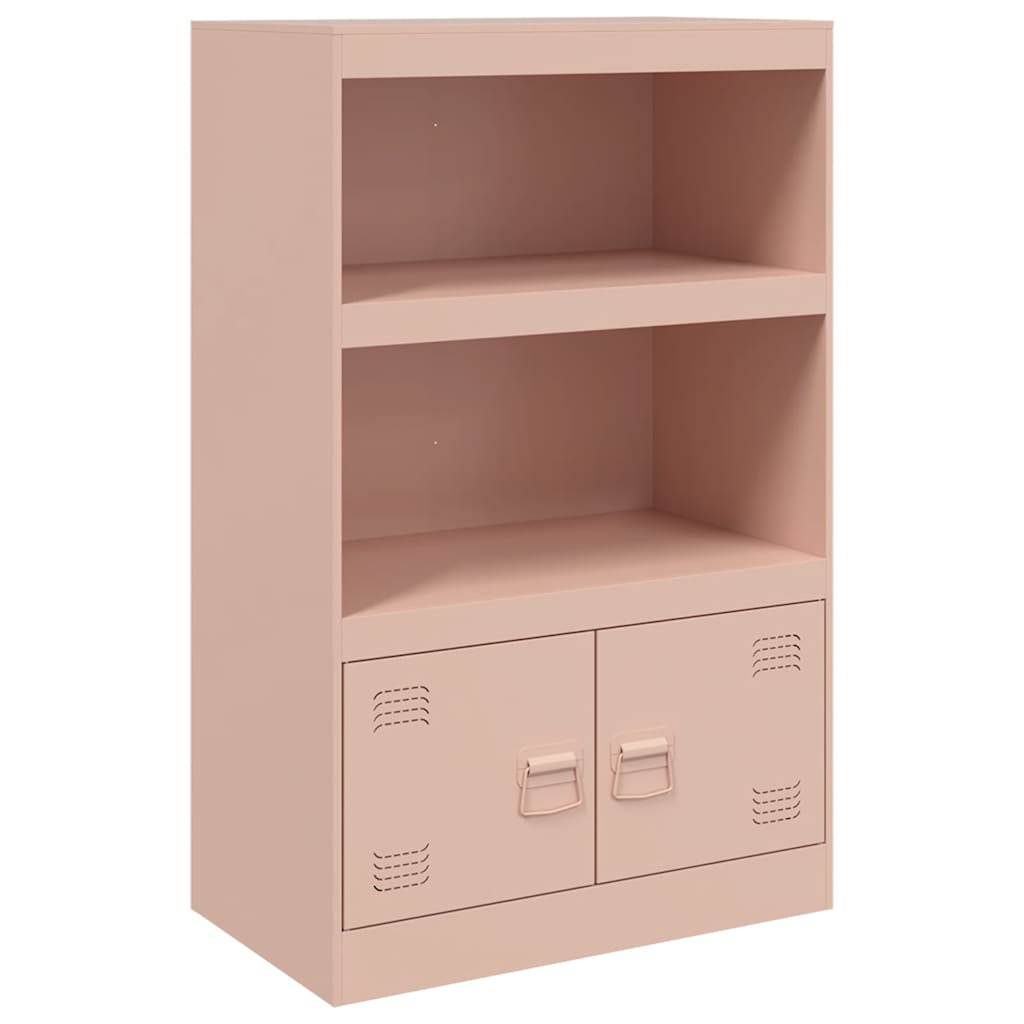 Skänk DIV. rosa 67x39x107 cm stål