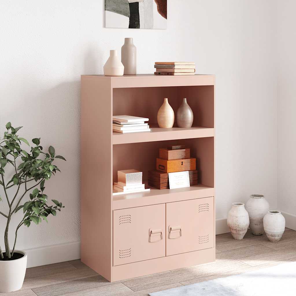 Skänk DIV. rosa 67x39x107 cm stål