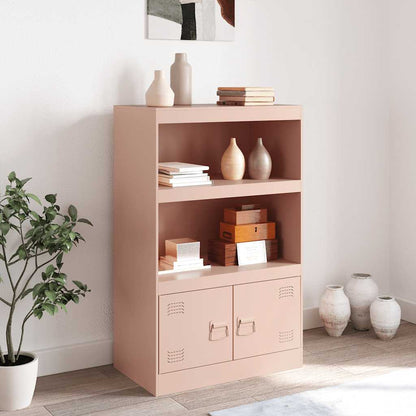 Skänk DIV. rosa 67x39x107 cm stål
