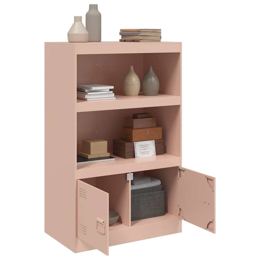 Skänk DIV. rosa 67x39x107 cm stål