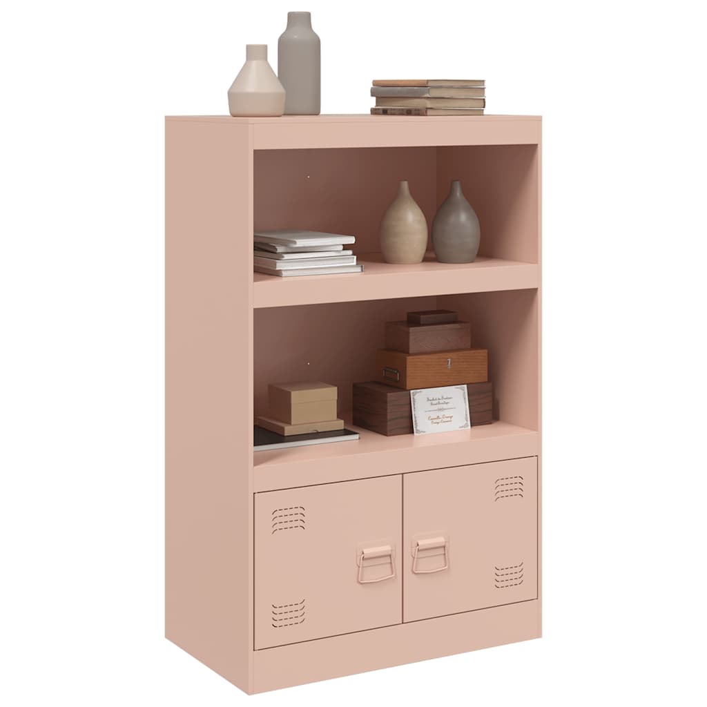 Skänk DIV. rosa 67x39x107 cm stål