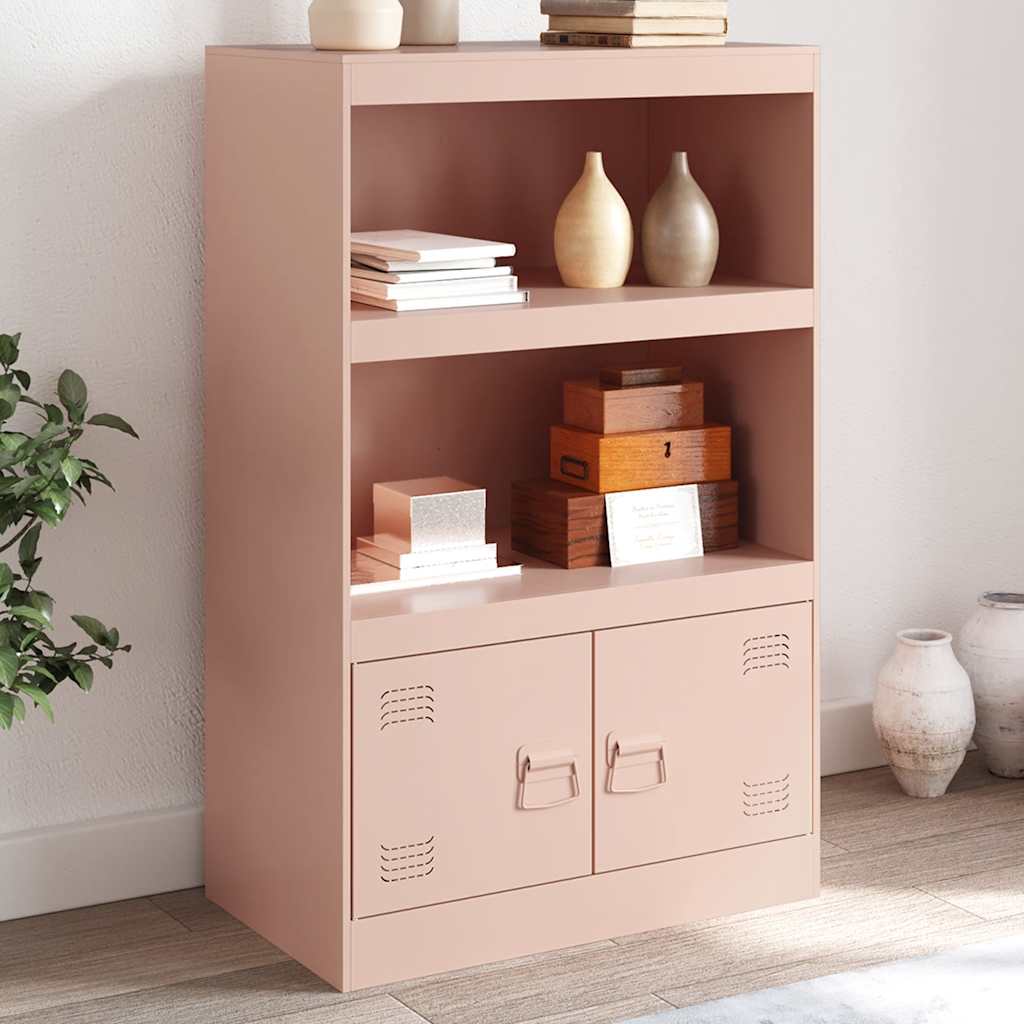 Skänk DIV. rosa 67x39x107 cm stål
