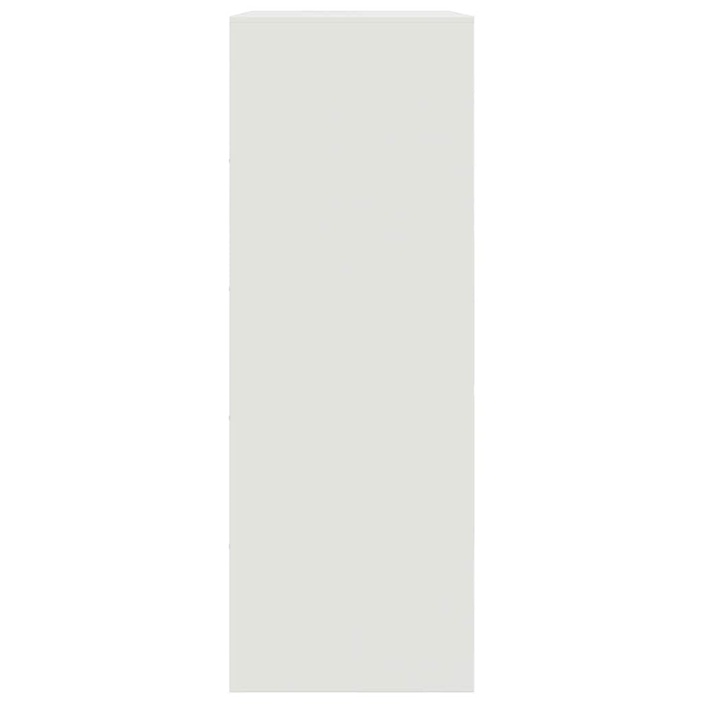 Skänk DIV. Vit 67x39x107 cm stål