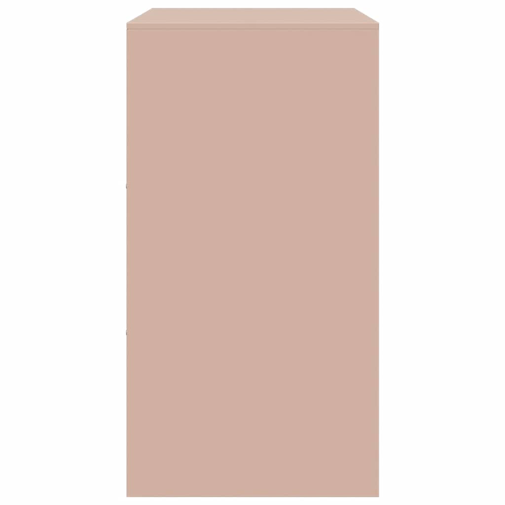 Skänk DIV. rosa 67x39x73 cm stål