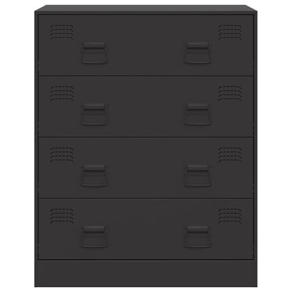 Skänk DIV. Svart 67x39x83 cm stål