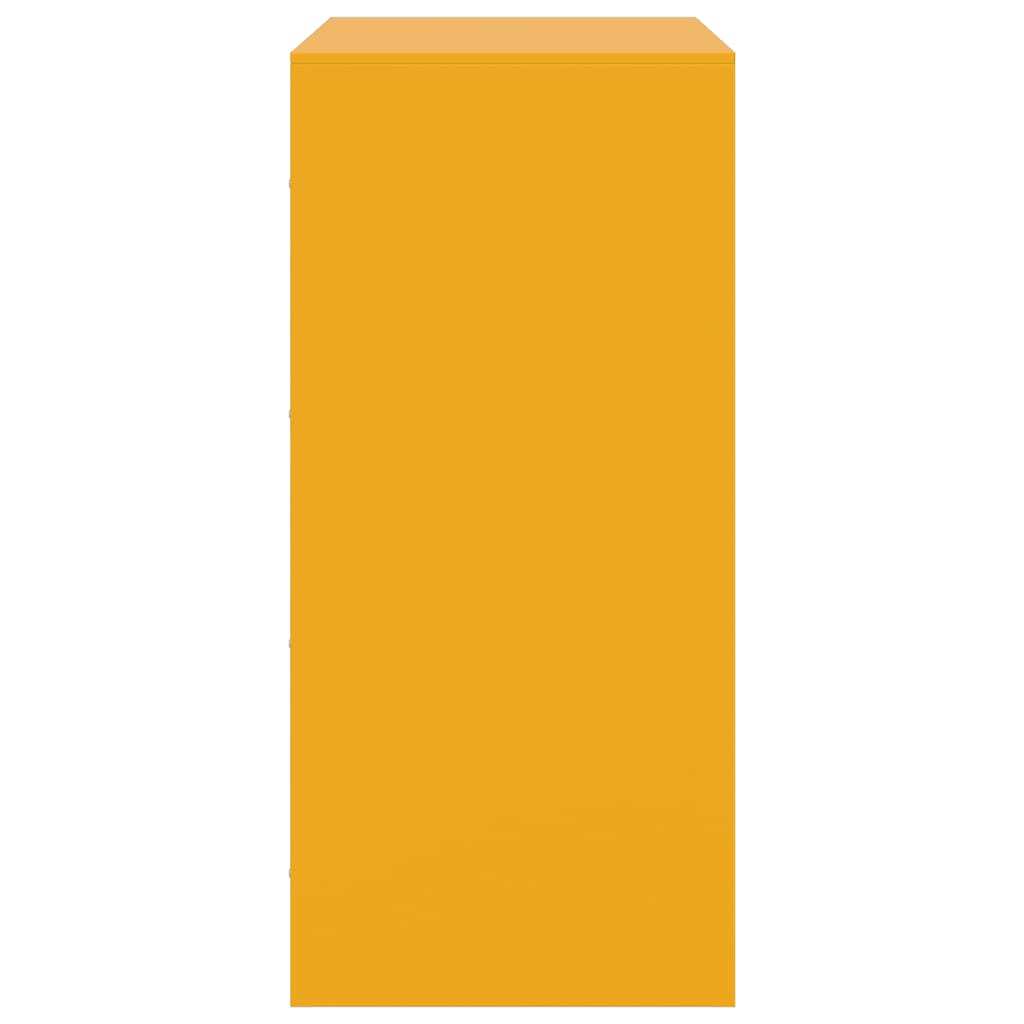 Sidobord DIV. senapsgul 67x39x83 cm stål