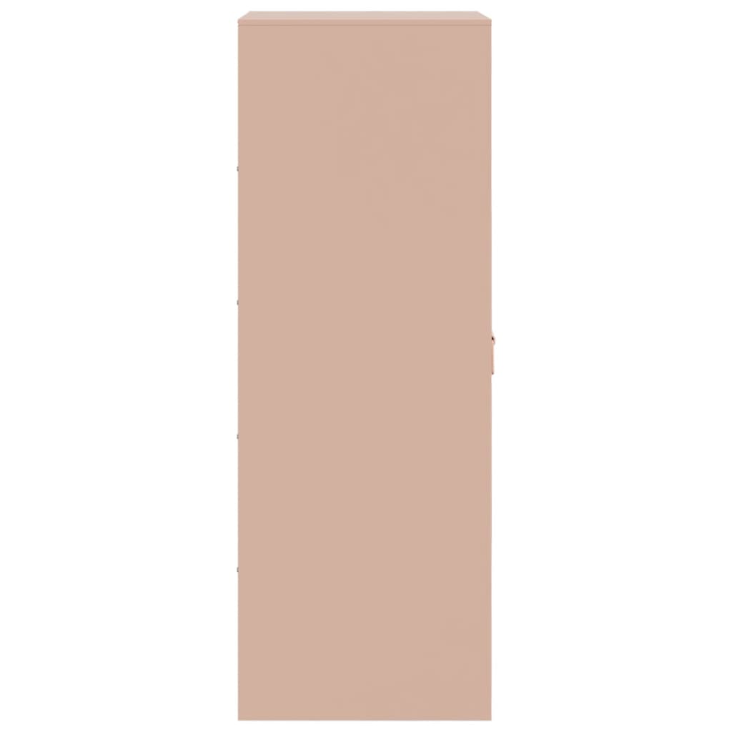 Skänk DIV. rosa 34,5x39x107 cm stål