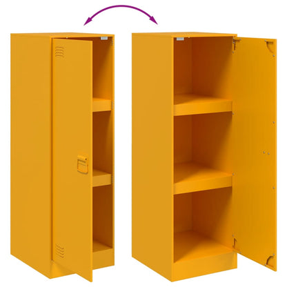 Skänk DIV. senapsgul 34,5x39x107 cm stål