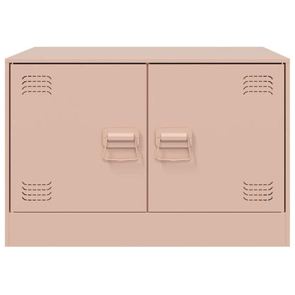 Soffbord DIV.  rosa 67x50x44 cm stål