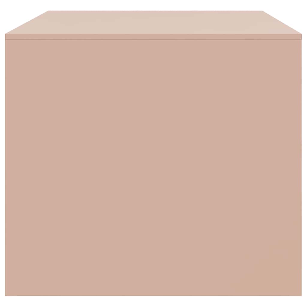 Soffbord DIV.  rosa 67x50x44 cm stål
