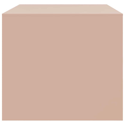 Soffbord DIV.  rosa 67x50x44 cm stål