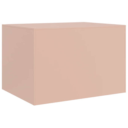 Soffbord DIV.  rosa 67x50x44 cm stål
