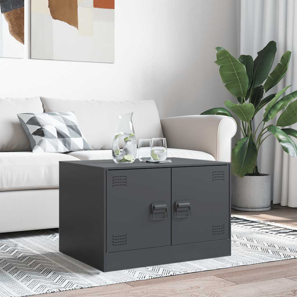 Soffbord DIV.  antracit 67x50x44 cm stål