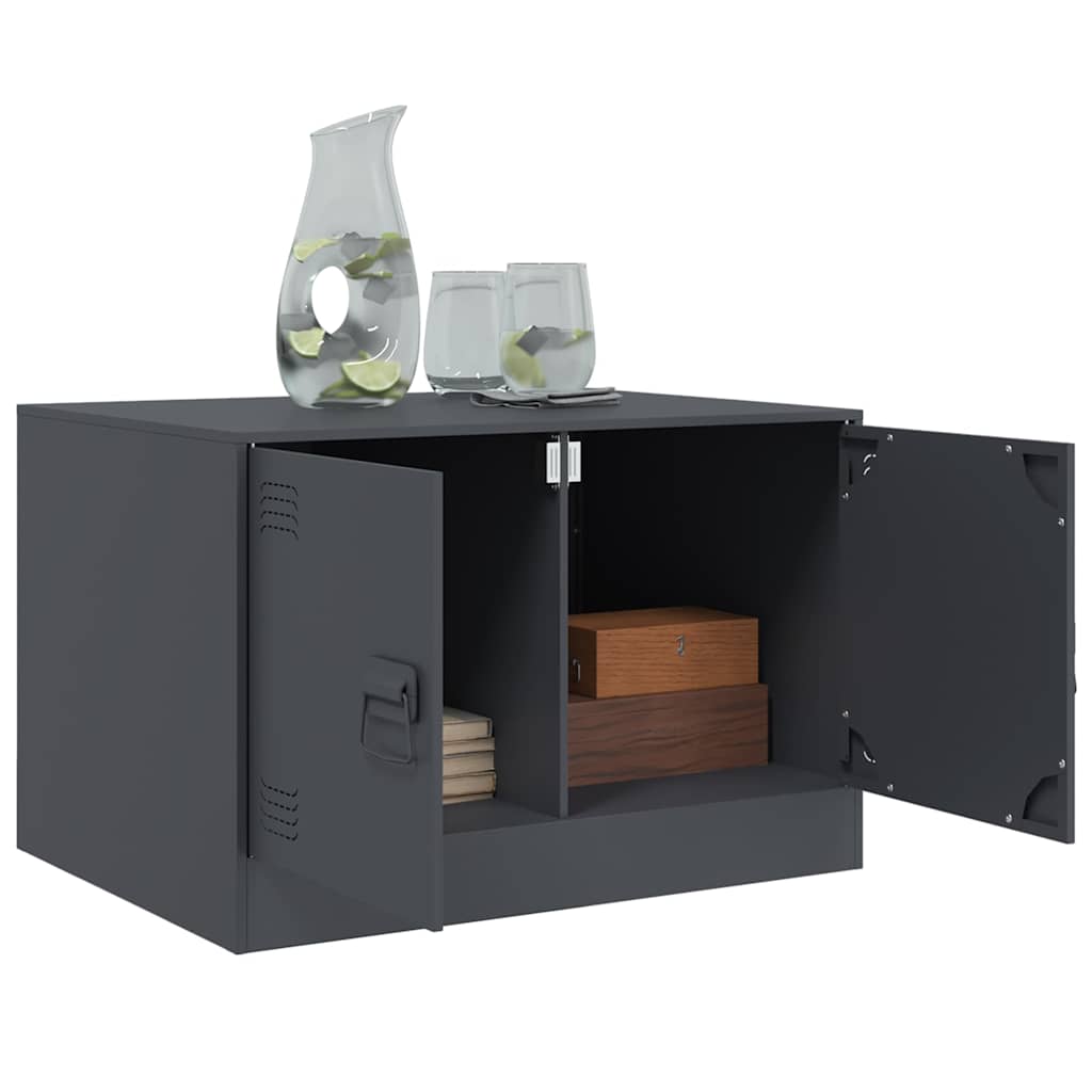 Soffbord DIV.  antracit 67x50x44 cm stål