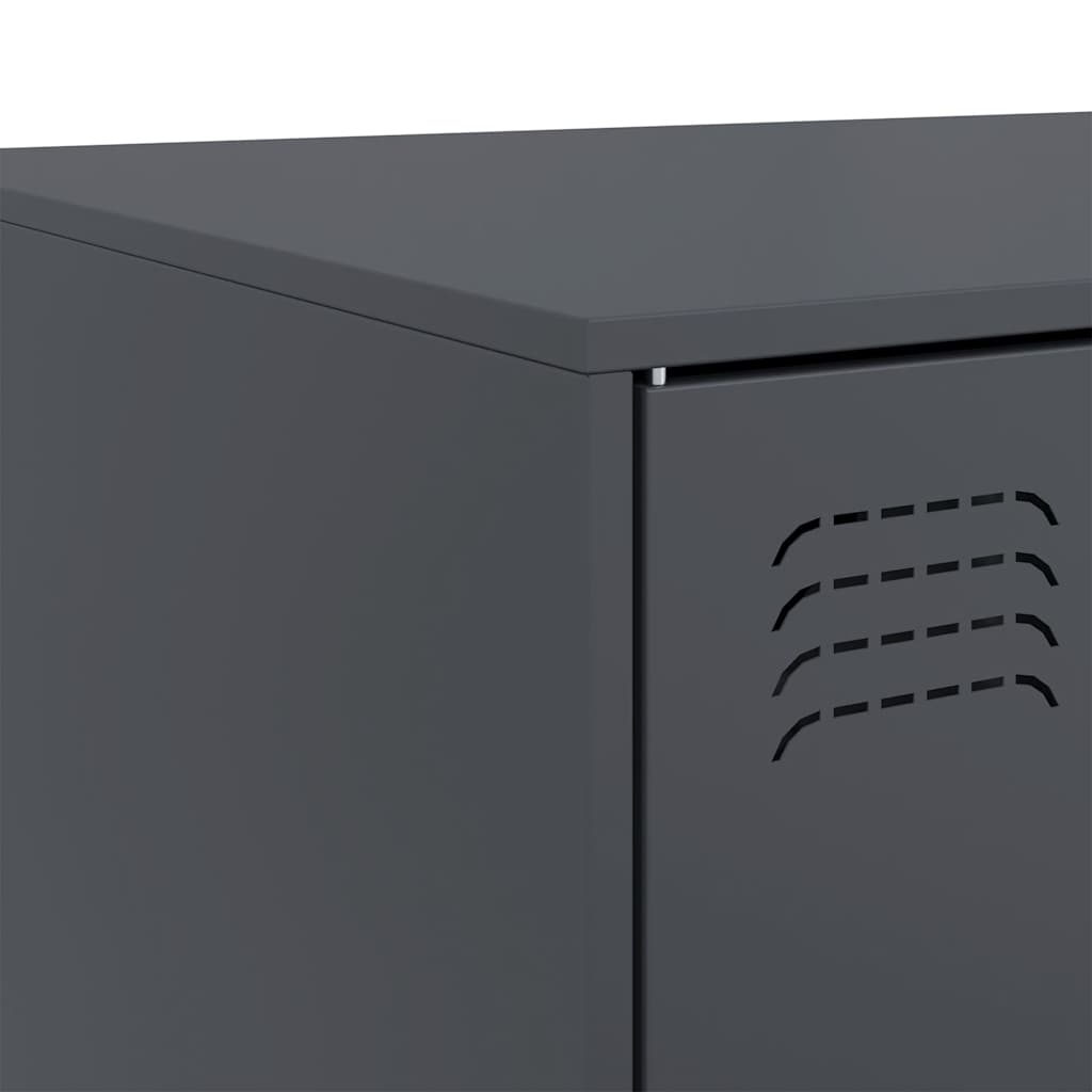 Soffbord DIV.  antracit 67x50x44 cm stål