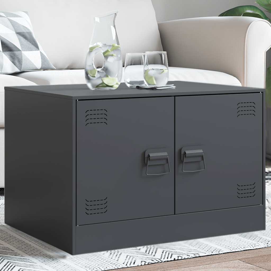 Soffbord DIV.  antracit 67x50x44 cm stål