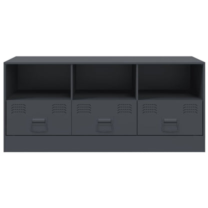 TV-Möbel DIV. TV-Skåp antracit 99x39x44 cm stål