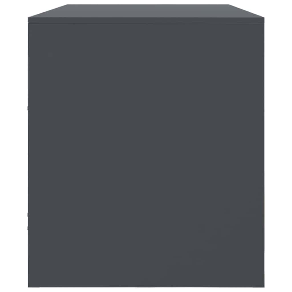 TV-Möbel DIV. TV-Skåp antracit 99x39x44 cm stål