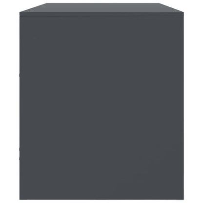 TV-Möbel DIV. TV-Skåp antracit 99x39x44 cm stål