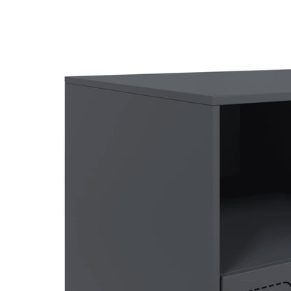 TV-Möbel DIV. TV-Skåp antracit 99x39x44 cm stål