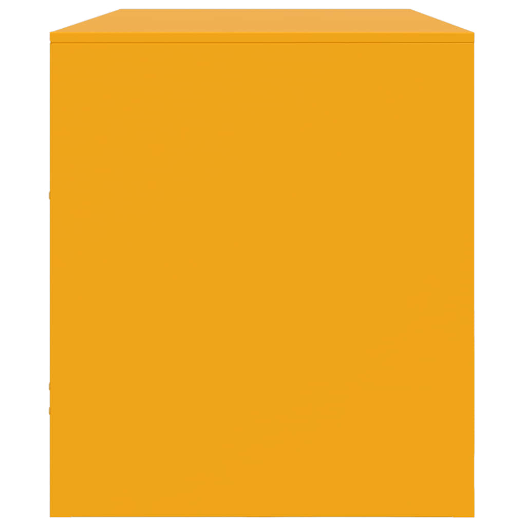 TV-Möbel DIV. TV-Skåp senapsgul 99x39x44 cm stål