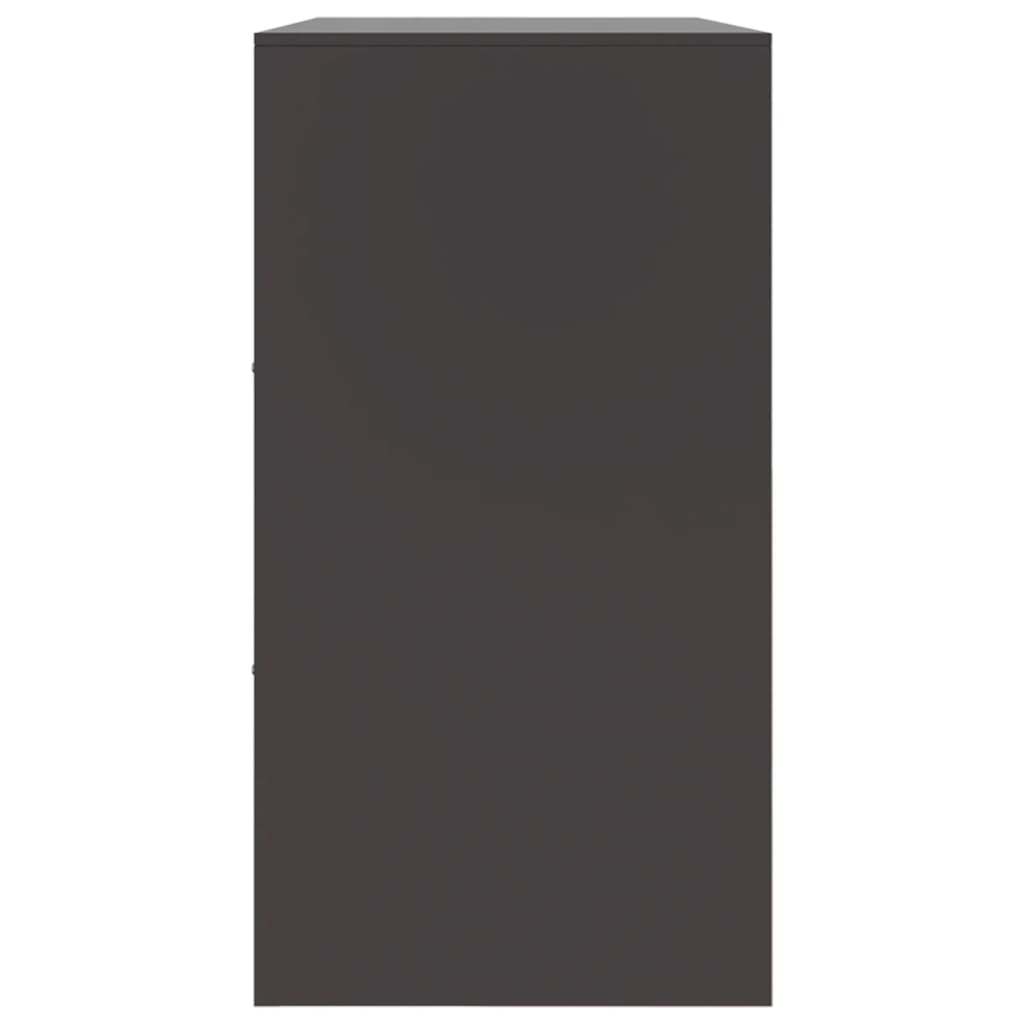 Skänk DIV. Svart 99x39x73 cm stål