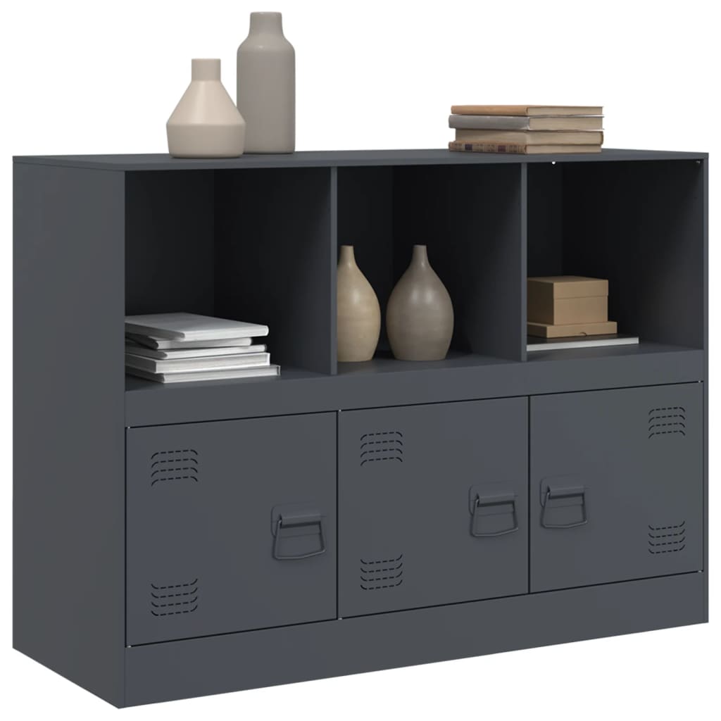 Skänk DIV. antracit 99x39x73 cm stål