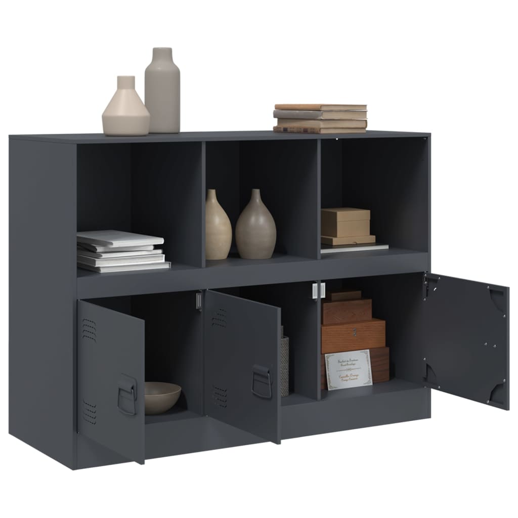 Skänk DIV. antracit 99x39x73 cm stål