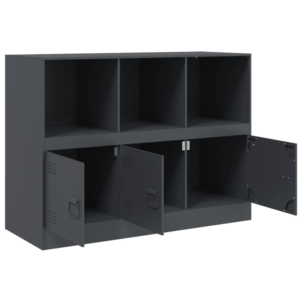 Skänk DIV. antracit 99x39x73 cm stål