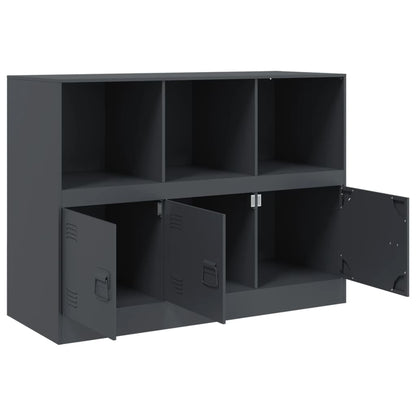 Skänk DIV. antracit 99x39x73 cm stål