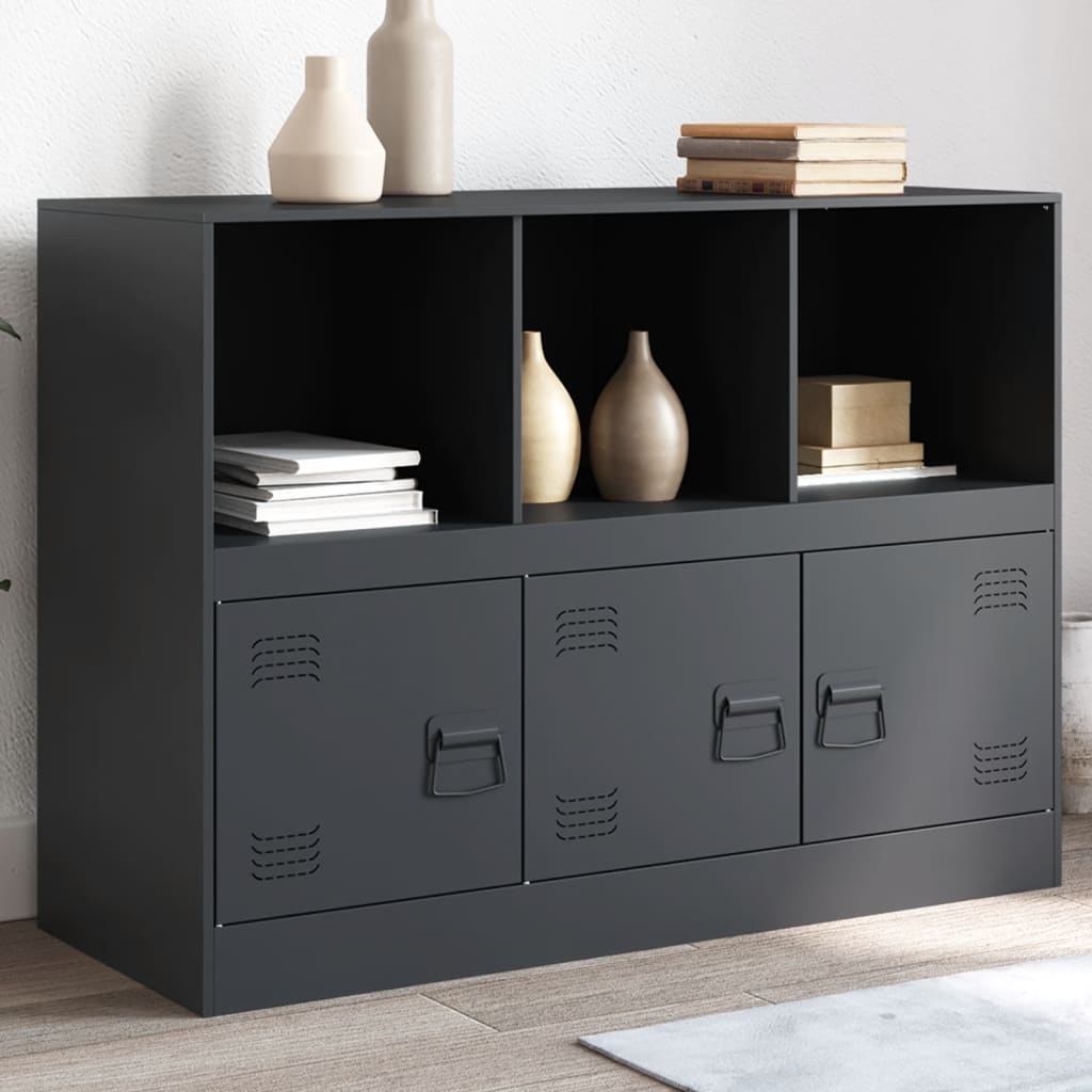 Skänk DIV. antracit 99x39x73 cm stål