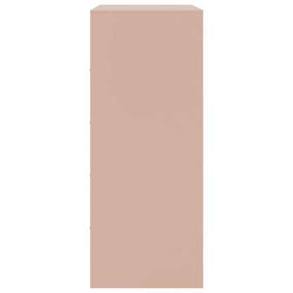 Skåp DIV. rosa 67x39x95 cm stål