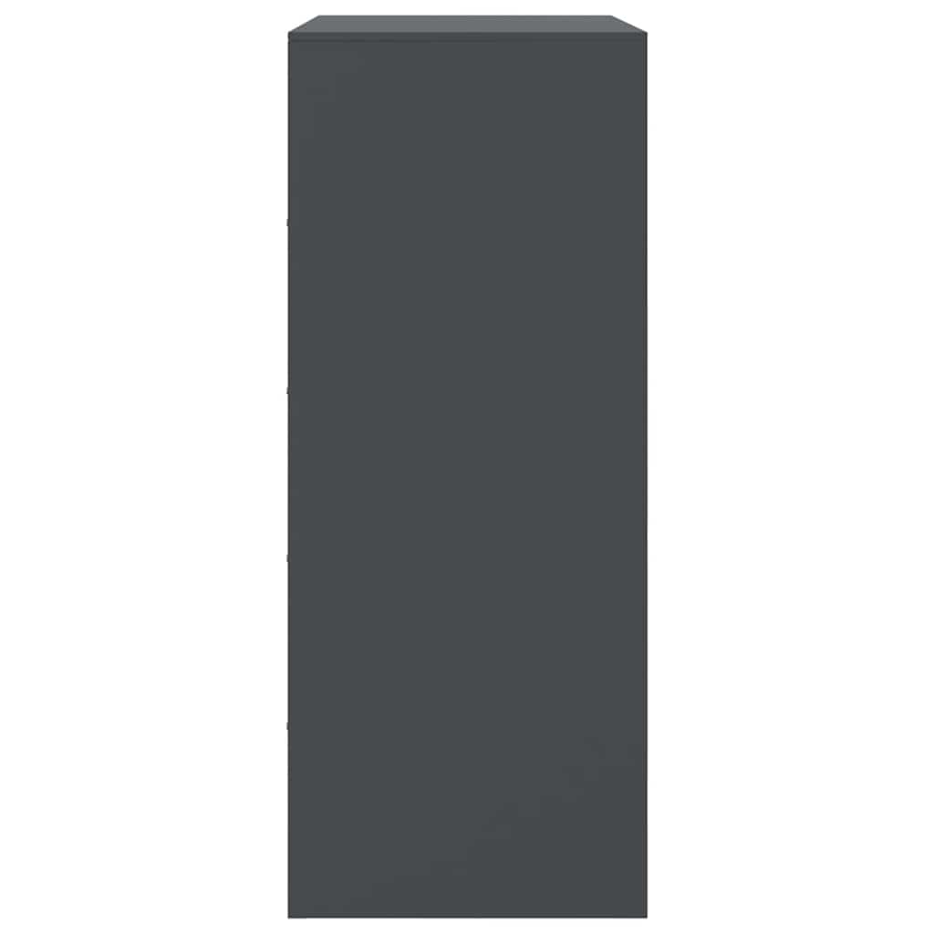 Skåp DIV. antracit 67x39x95 cm stål