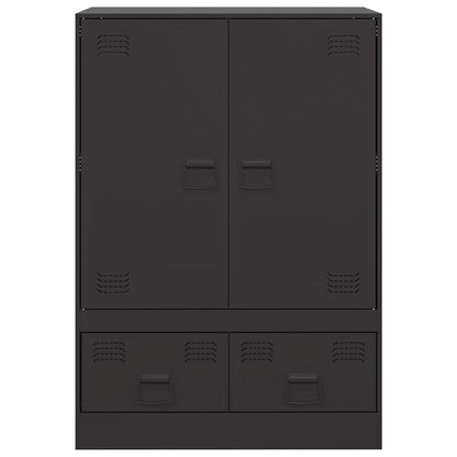 Skåp DIV. Svart 67x39x95 cm stål