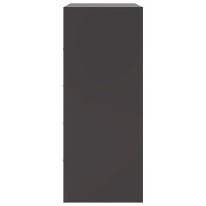 Skåp DIV. Svart 67x39x95 cm stål