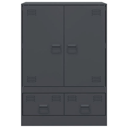 Skåp DIV. antracit 67x39x95 cm stål