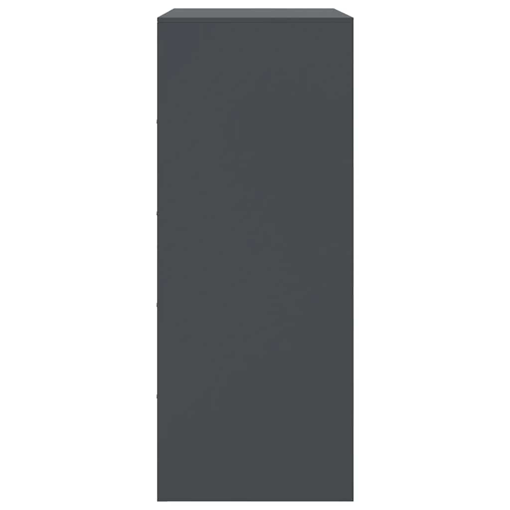 Skåp DIV. antracit 67x39x95 cm stål