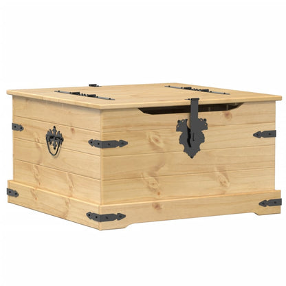 Förvaringskista Corona 78x78x45 cm massiv furu