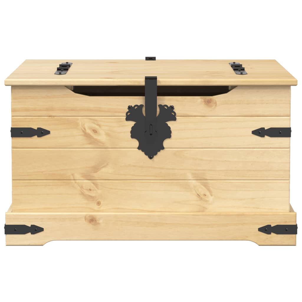 Förvaringskista Corona 78x78x45 cm massiv furu