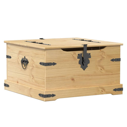 Förvaringskista Corona 78x78x45 cm massiv furu