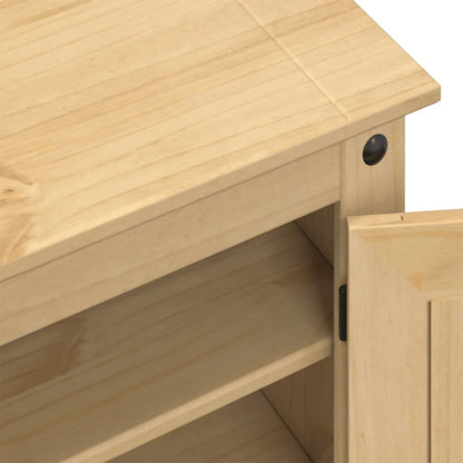 Skoställ Trä Skoskåp Corona 86x38,5x108 cm massiv furu