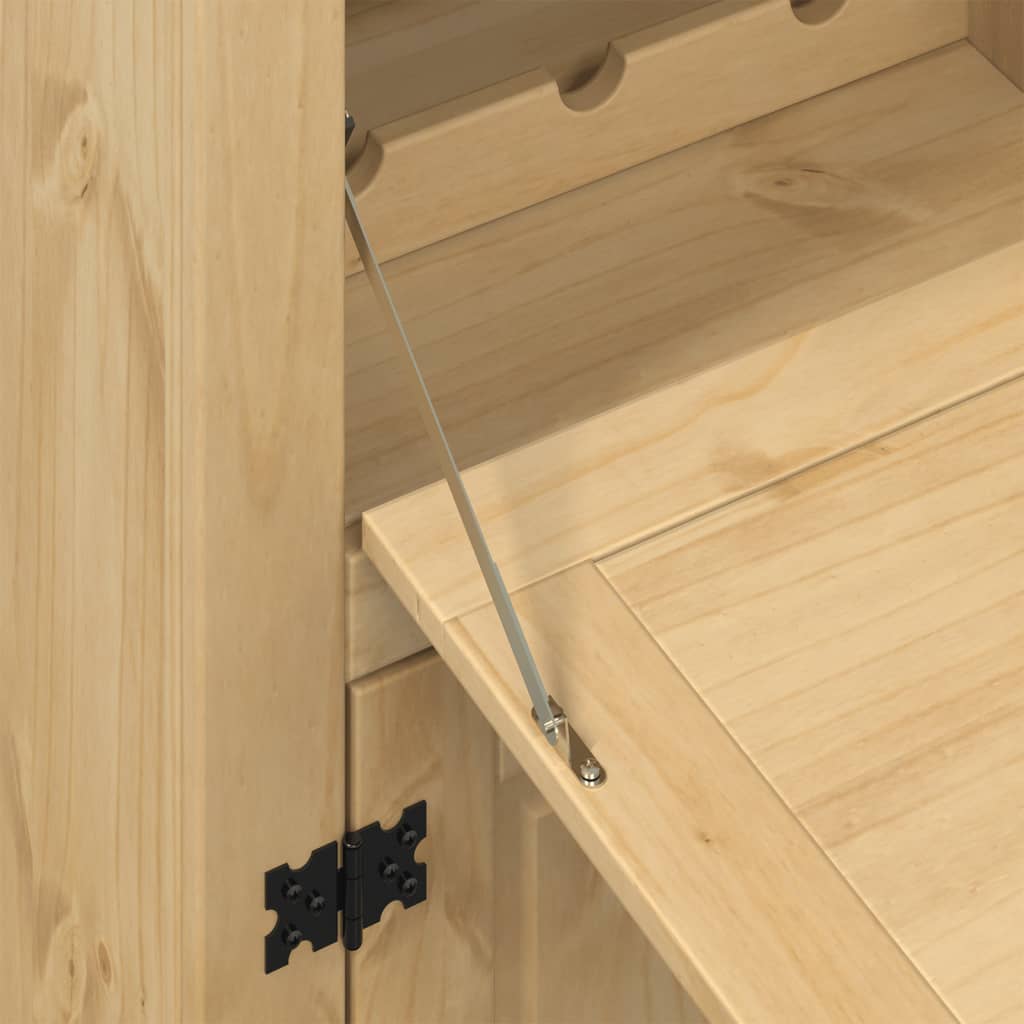 Vinställ Vinskåp Corona 97x45x114 cm massiv furu