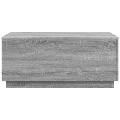 Soffbord Sonoma Grå med LED 90x50x40 cm