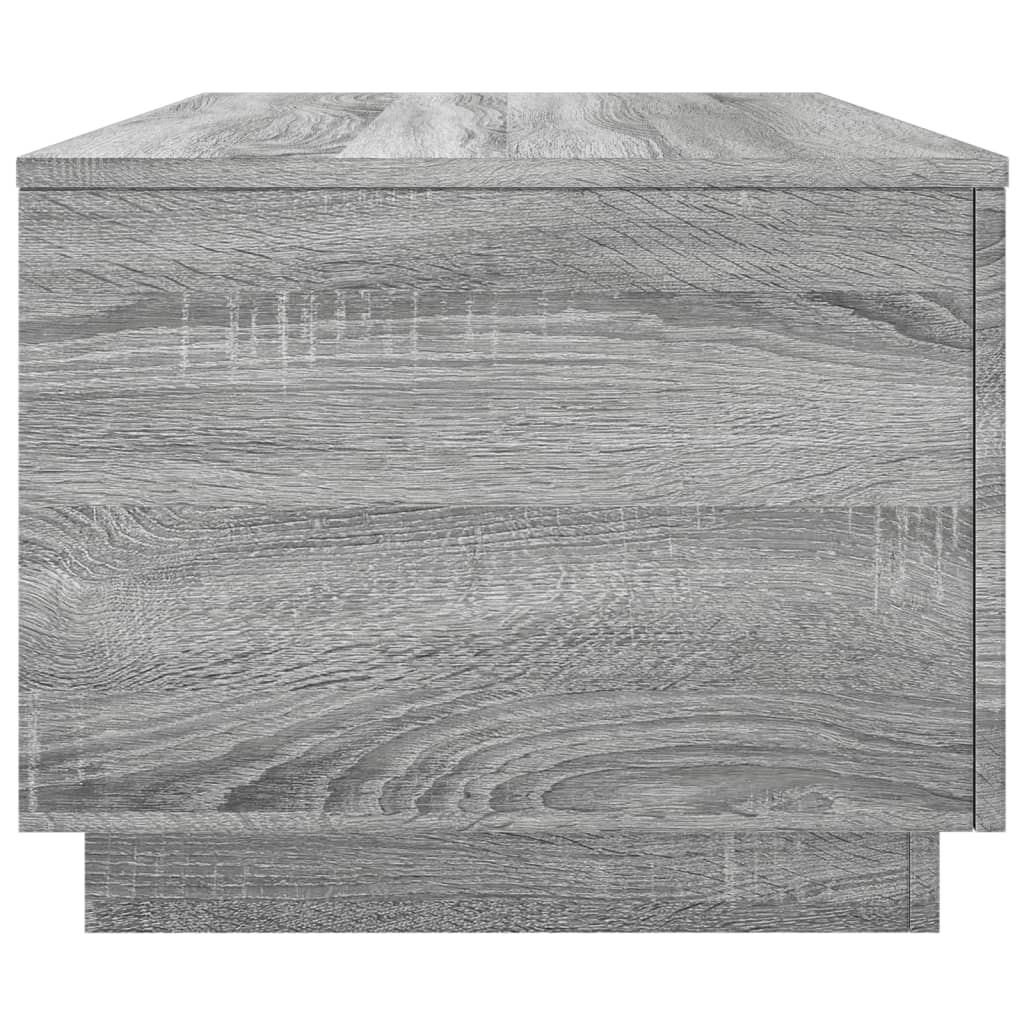 Soffbord Sonoma Grå med LED 90x50x40 cm