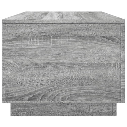 Soffbord Sonoma Grå med LED 90x50x40 cm