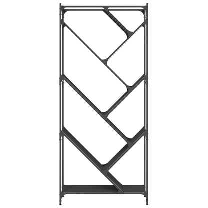Bokhylla Svart 79x30x180 cm metall