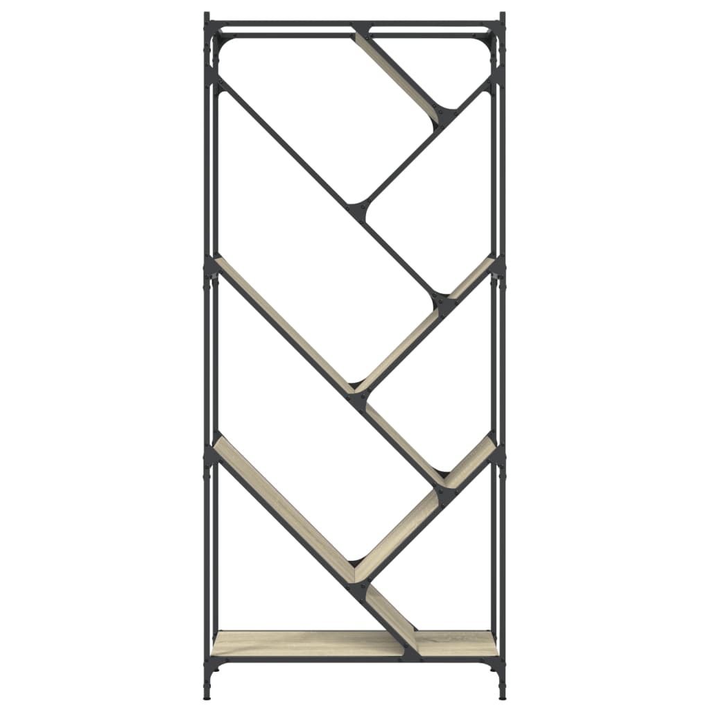 Bokhylla Sonoma Ek 79x30x180 cm metall