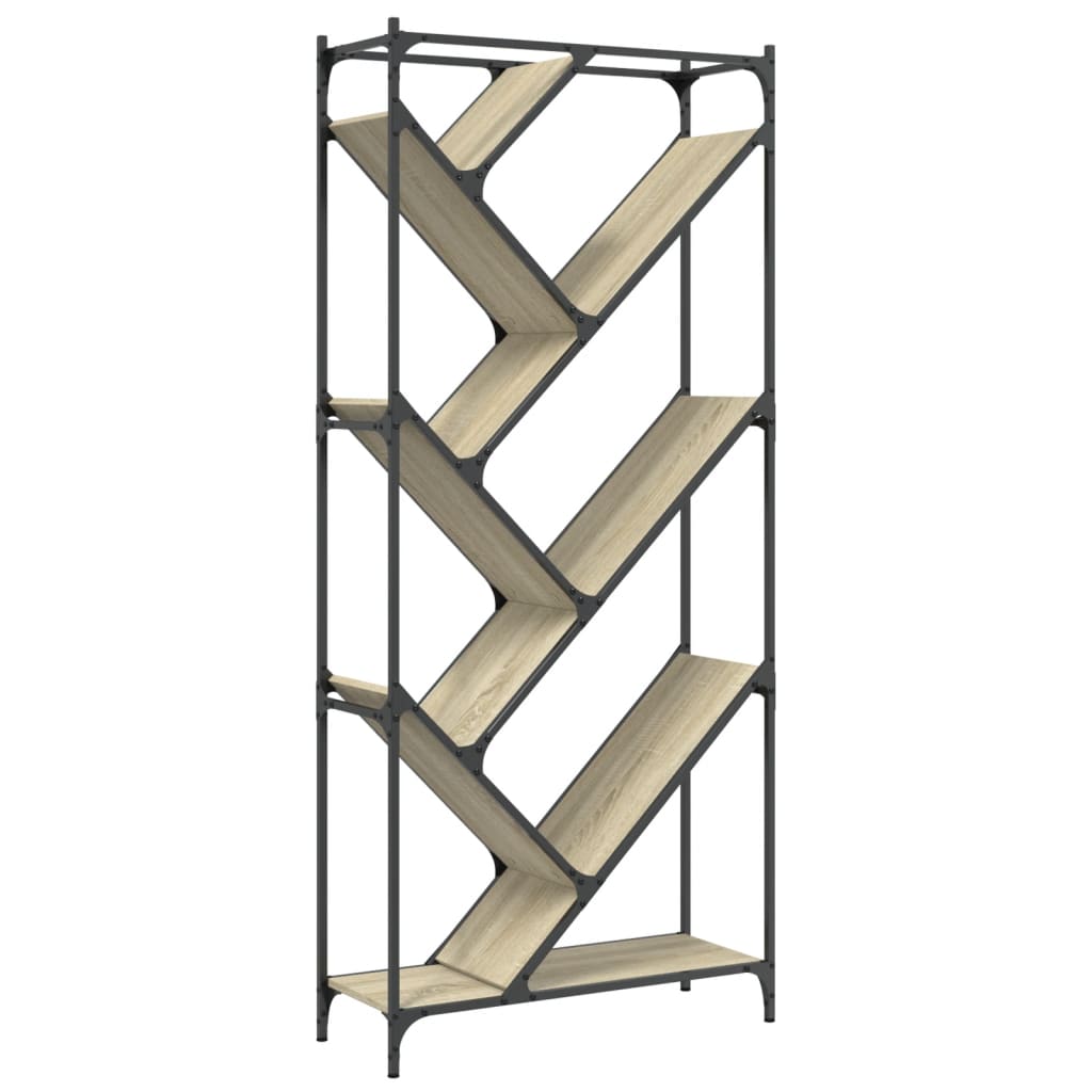 Bokhylla Sonoma Ek 79x30x180 cm metall