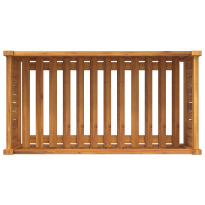 Utomhus Blomkruka Trä med foder 80x42x40 cm massivt akaciaträ